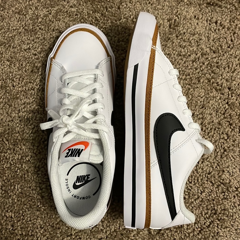 Nike White and Black Athletic Shoes